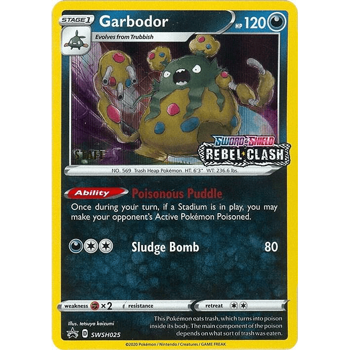 Garbodor - SWSH025 (Prerelease) [Staff] #SWSH025 1