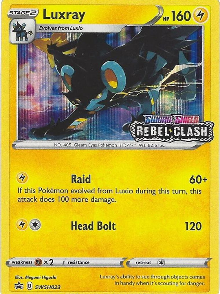 Luxray - SWSH023 (Prerelease) #SWSH023 1