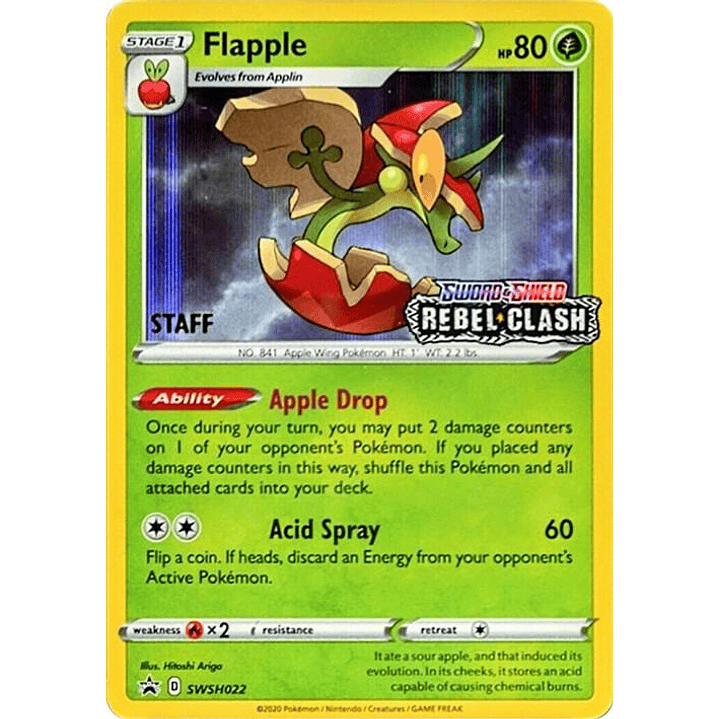 Flapple - SWSH022 (Prerelease) [Staff] #SWSH022 1