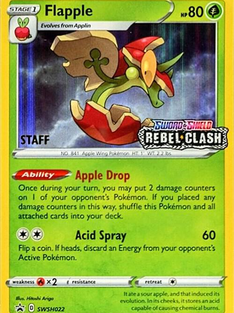 Flapple - SWSH022 (Prerelease) [Staff] #SWSH022 1