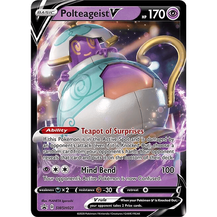 Polteageist V - SWSH021 #SWSH021 1