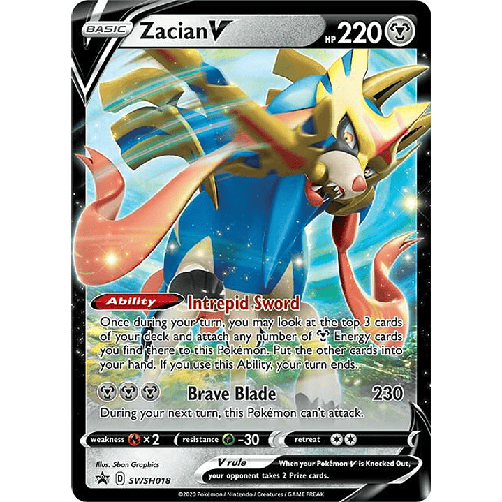 Zacian V - SWSH018 #SWSH018 1