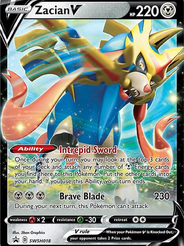 Zacian V - SWSH018 #SWSH018 1