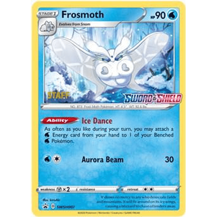 Frosmoth - SWSH007 (Prerelease) [Staff] #SWSH007 1