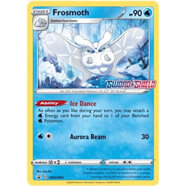 Frosmoth - SWSH007 (Prerelease) #SWSH007 1