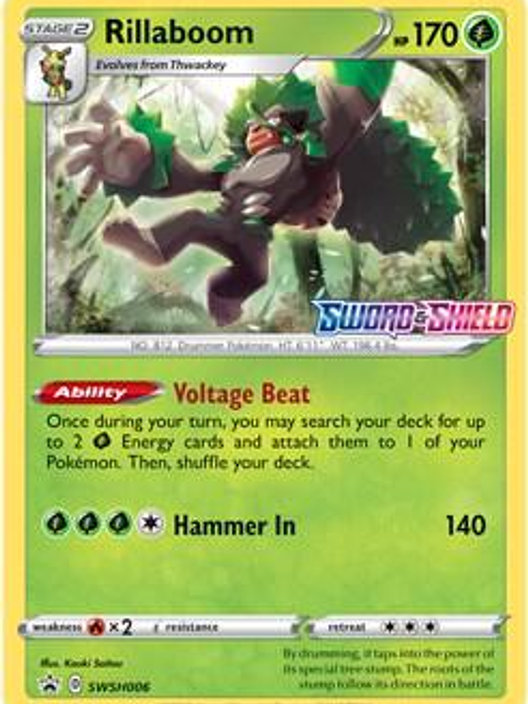 Rillaboom - SWSH006 (Prerelease) #SWSH006 1