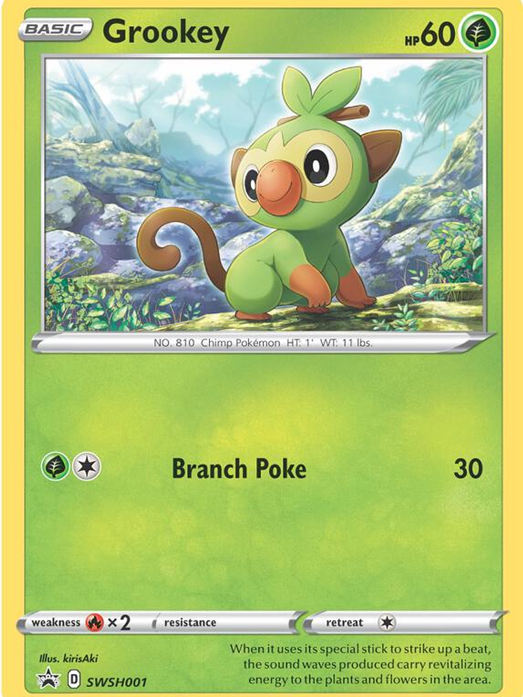 Grookey - SWSH001 #SWSH001 1