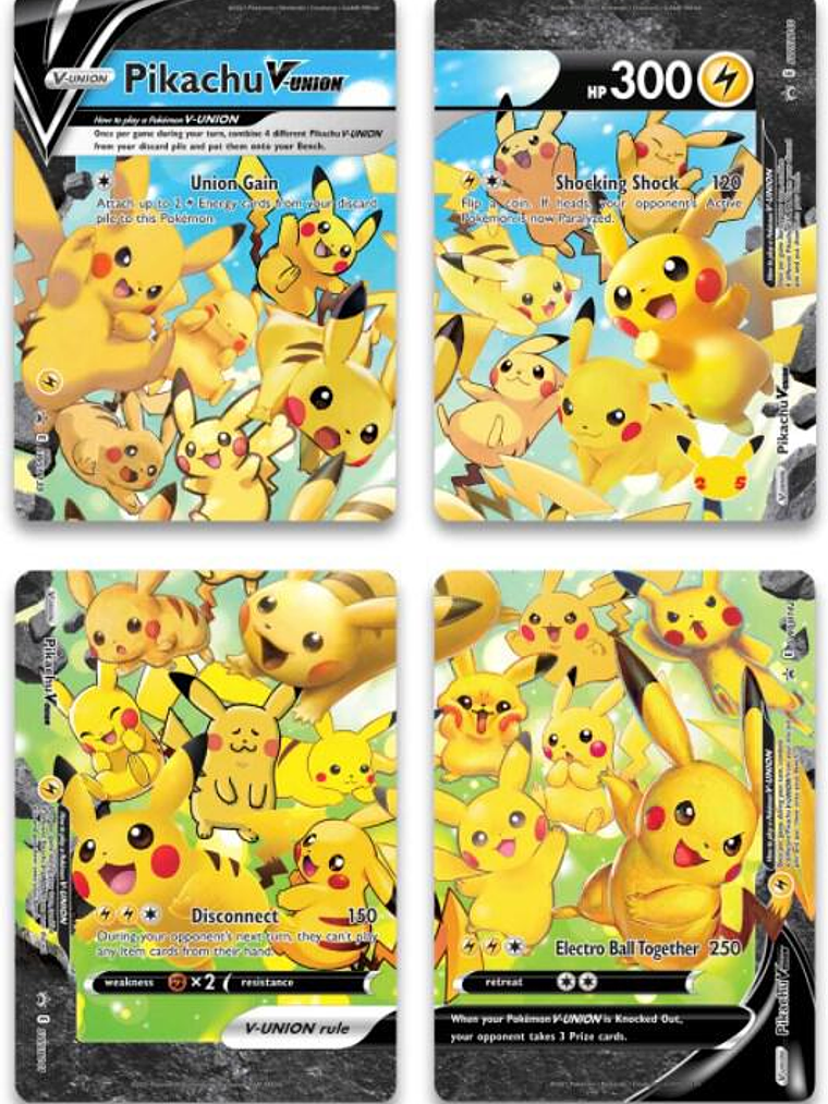 Pikachu V-Union [Set of 4] 1