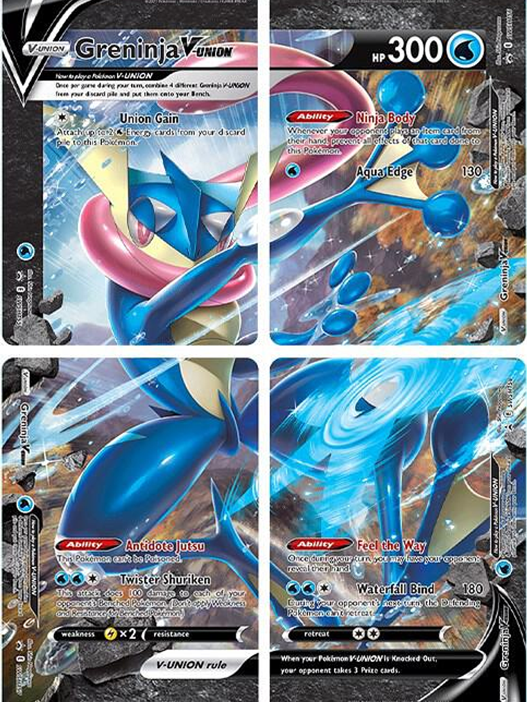 Greninja V-UNION [Set of 4] 1