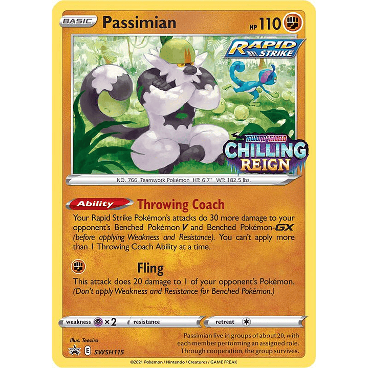 Passimian - SWSH115 (Prerelease) #SWSH115 1