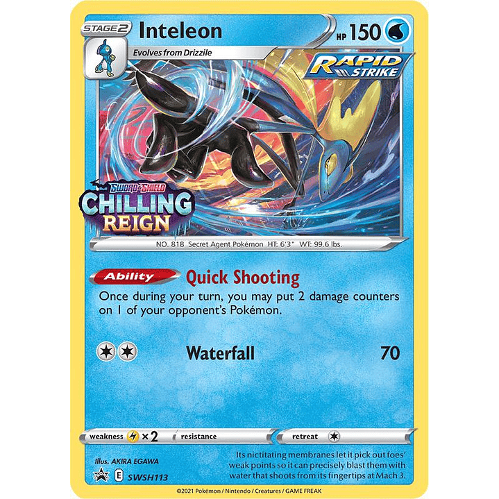 Inteleon - SWSH113 (Prerelease) #SWSH113 1