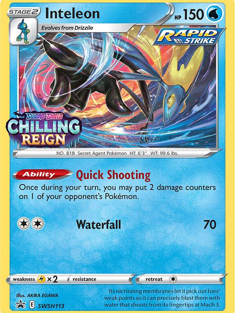 Inteleon - SWSH113 (Prerelease) #SWSH113 1