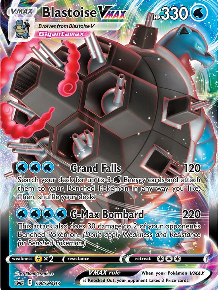 Blastoise VMAX - SWSH103 #SWSH103 1