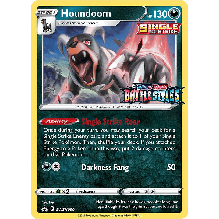 Houndoom - SWSH090 (Prerelease) #SWSH090 1