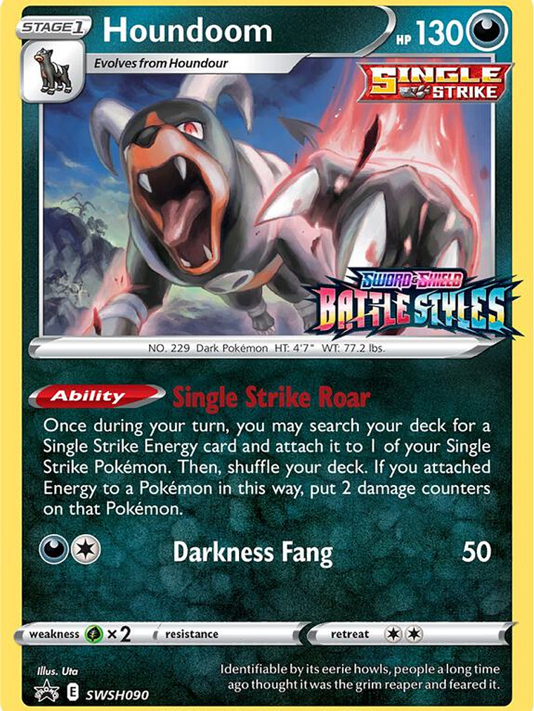 Houndoom - SWSH090 (Prerelease) #SWSH090 1