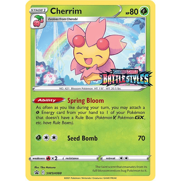 Cherrim - SWSH088 (Prerelease) #SWSH088 1