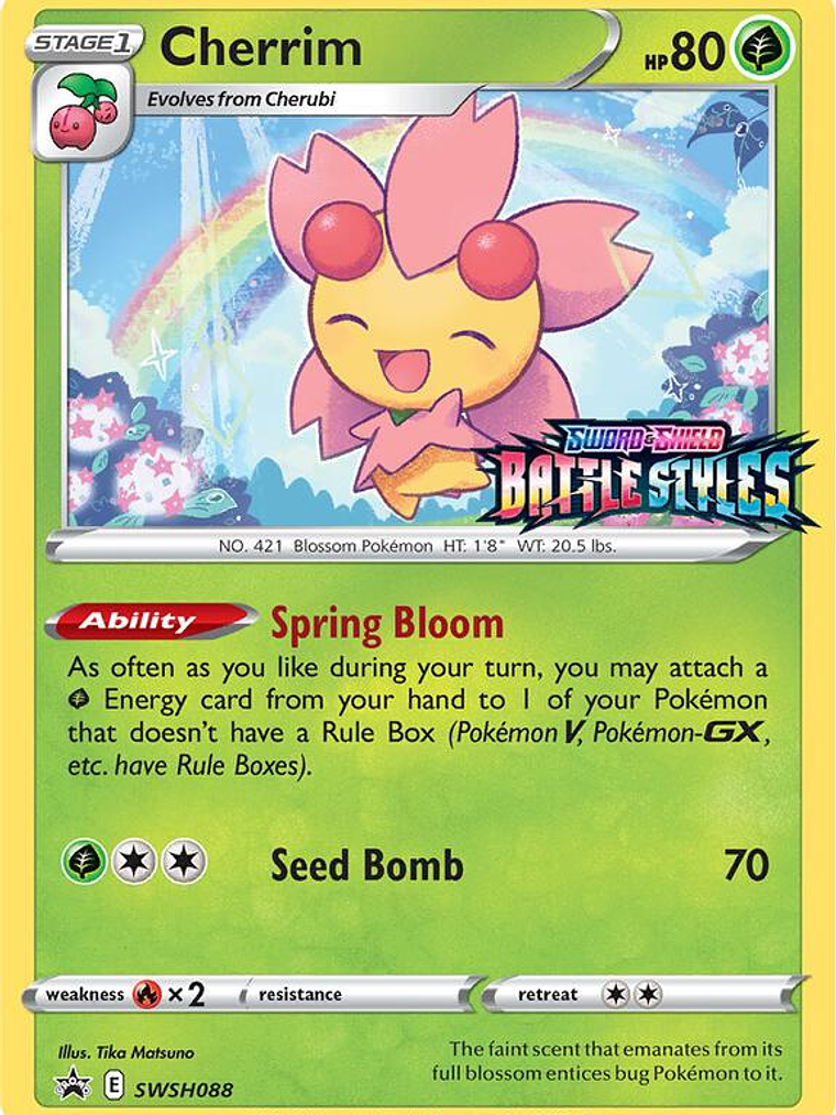 Cherrim - SWSH088 (Prerelease) #SWSH088 1
