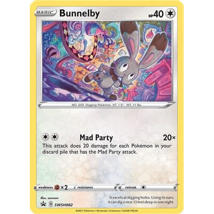 Bunnelby - SWSH082 #SWSH082 1
