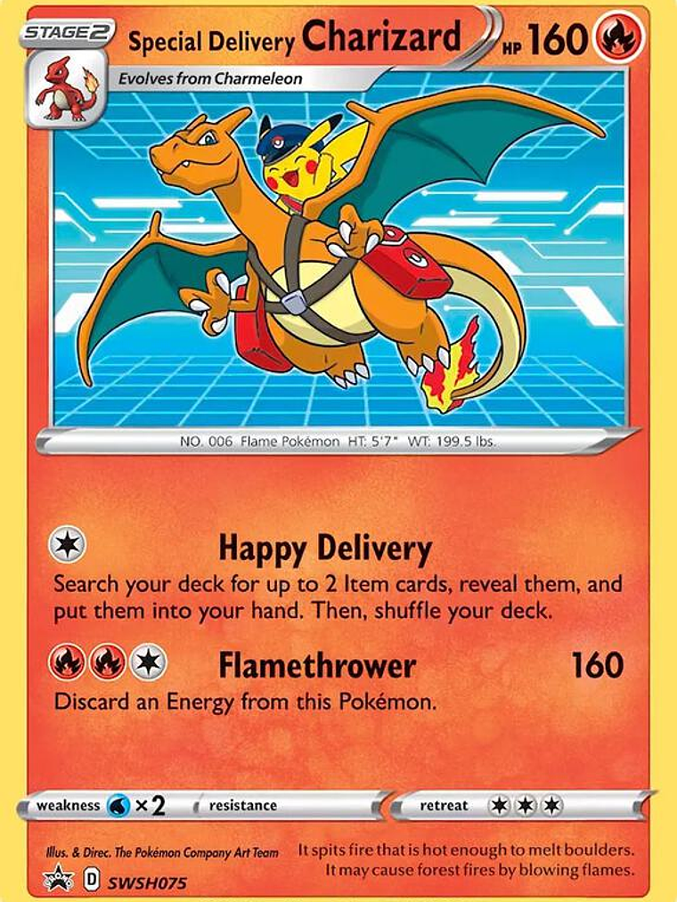 Special Delivery Charizard - SWSH075 #SWSH075 1