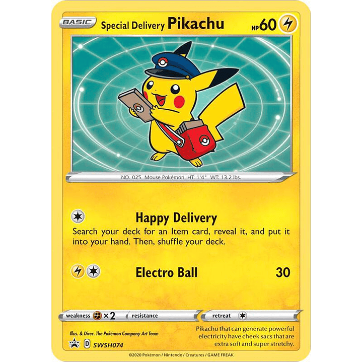 Special Delivery Pikachu - SWSH074 #SWSH074 1