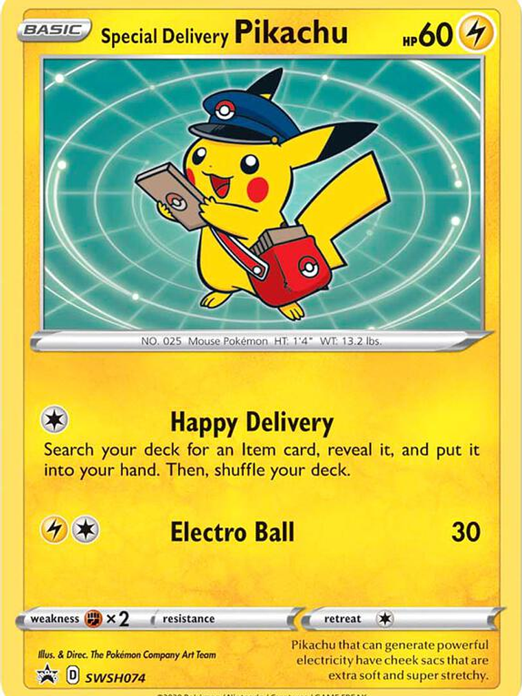 Special Delivery Pikachu - SWSH074 #SWSH074 1