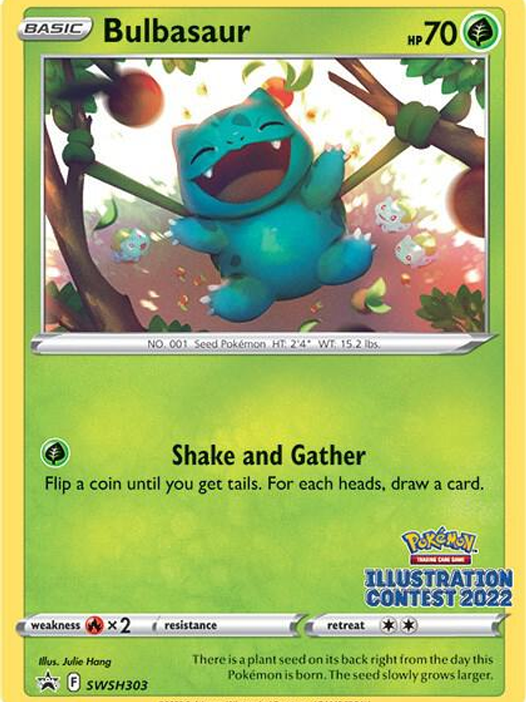 Bulbasaur (Illustration Contest 2022) #SWSH303 1