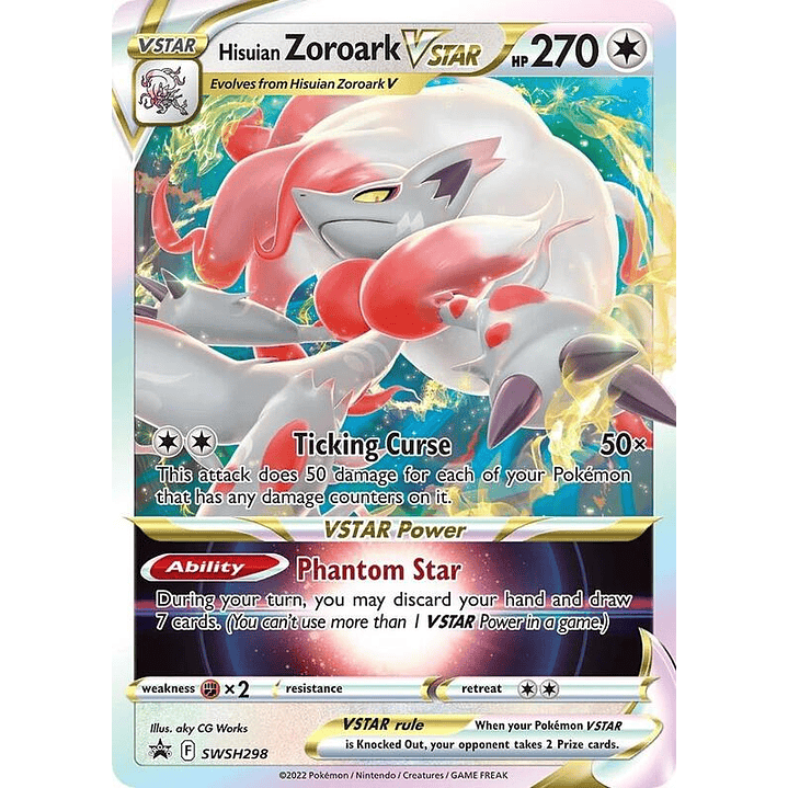 Hisuian Zoroark VSTAR - SWSH298 #SWSH298 1
