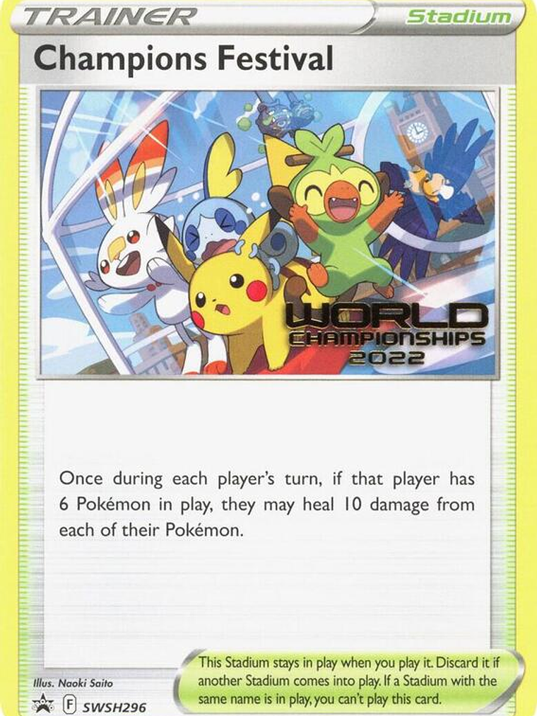 Champions Festival - SWSH296 (World Championships 2022) #SWSH296 1