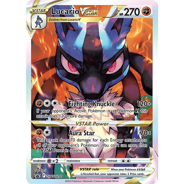 Lucario VSTAR #SWSH291 1
