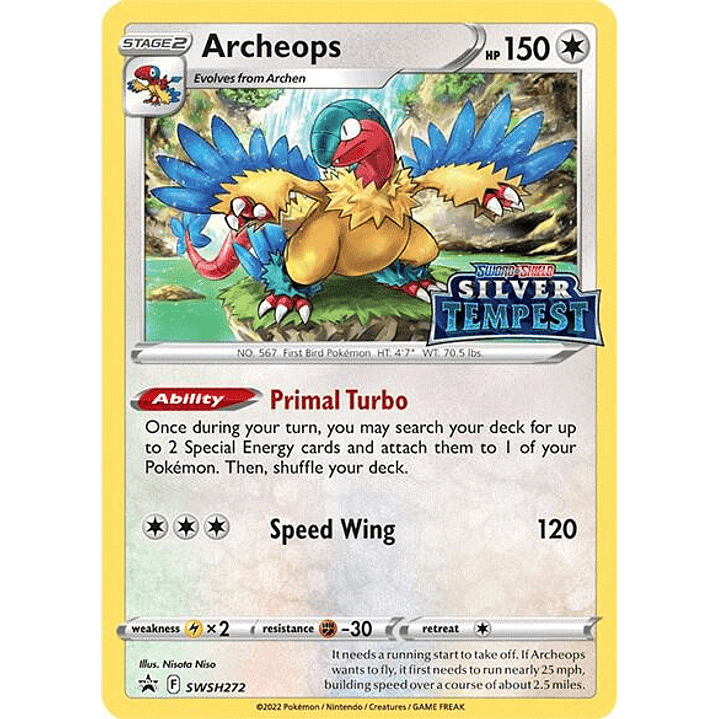 Archeops - SWSH272 (Prerelease) #SWSH272 1