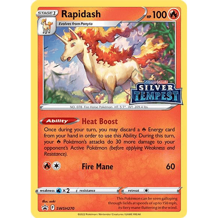 Rapidash - SWSH270 (Prerelease) #SWSH270 1