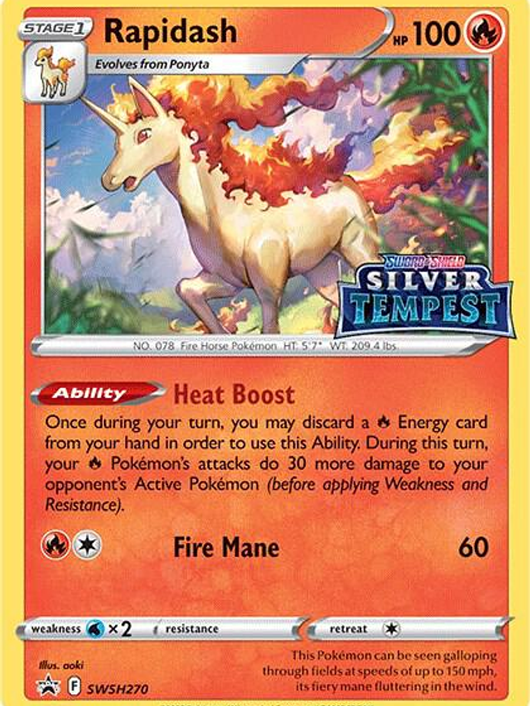 Rapidash - SWSH270 (Prerelease) #SWSH270 1