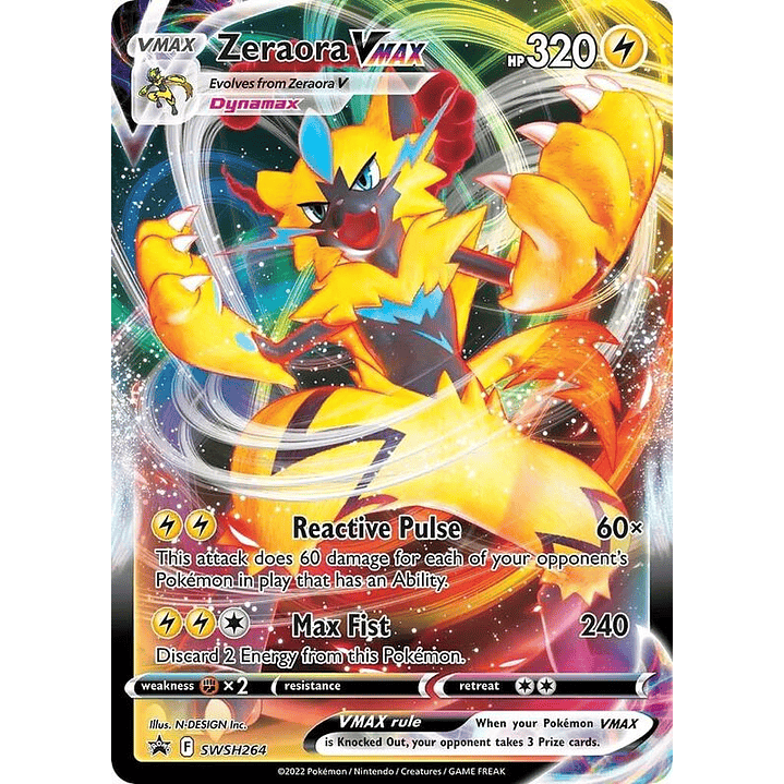 Zeraora VMAX - SWSH264 #SWSH264 1
