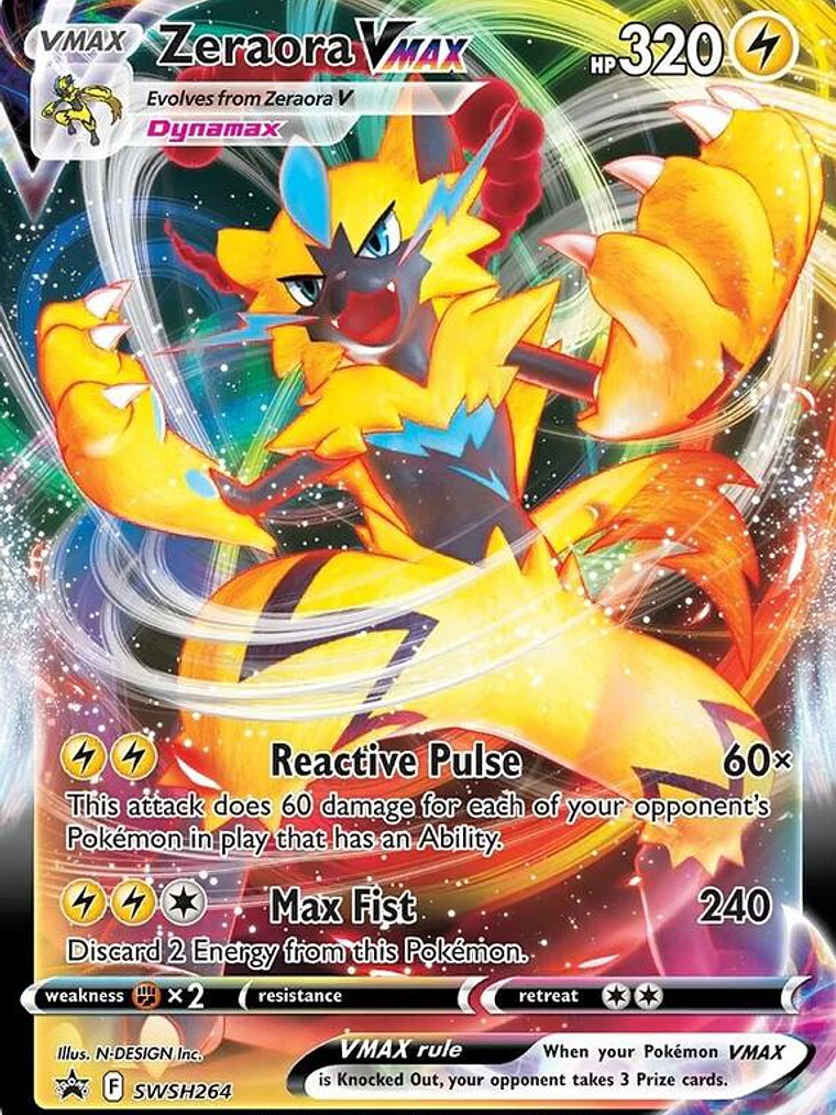Zeraora VMAX - SWSH264 #SWSH264 1