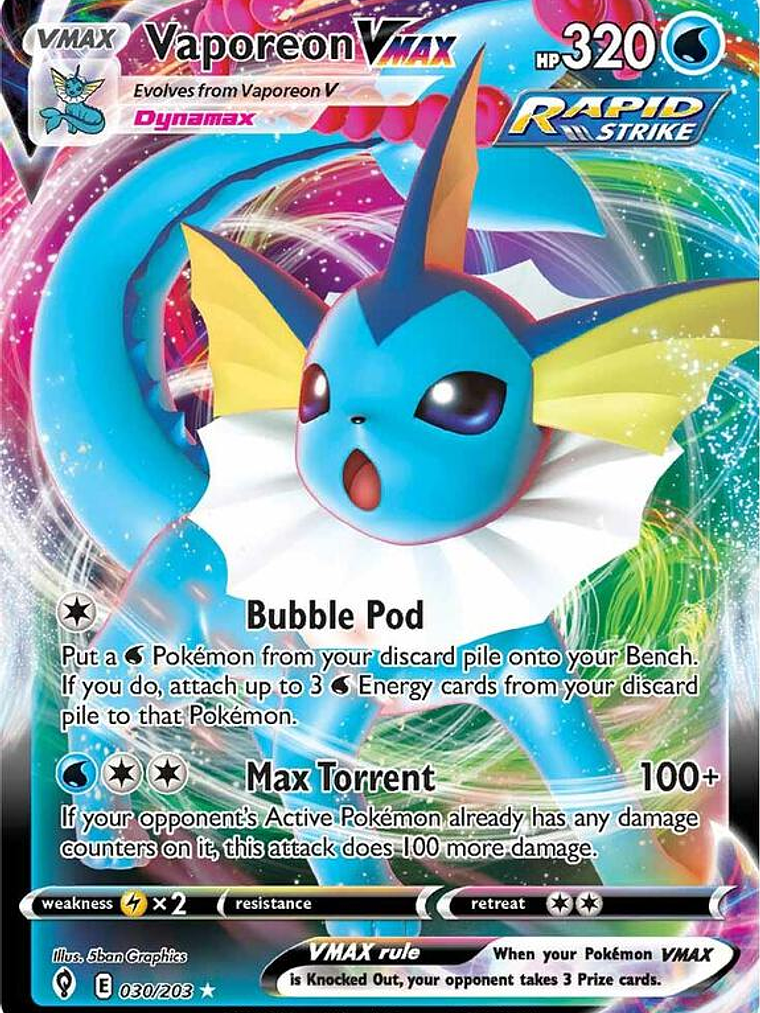 Vaporeon VMAX #030 1