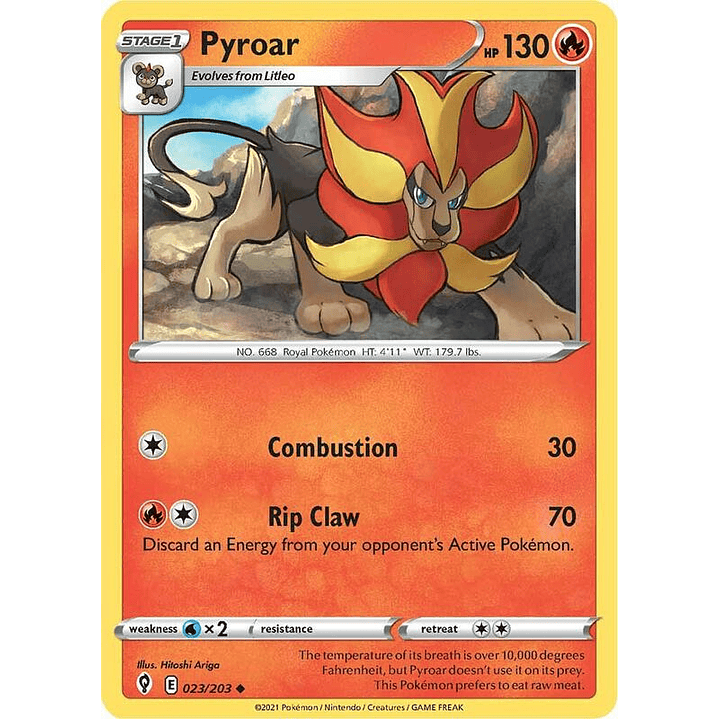 Pyroar #023 1