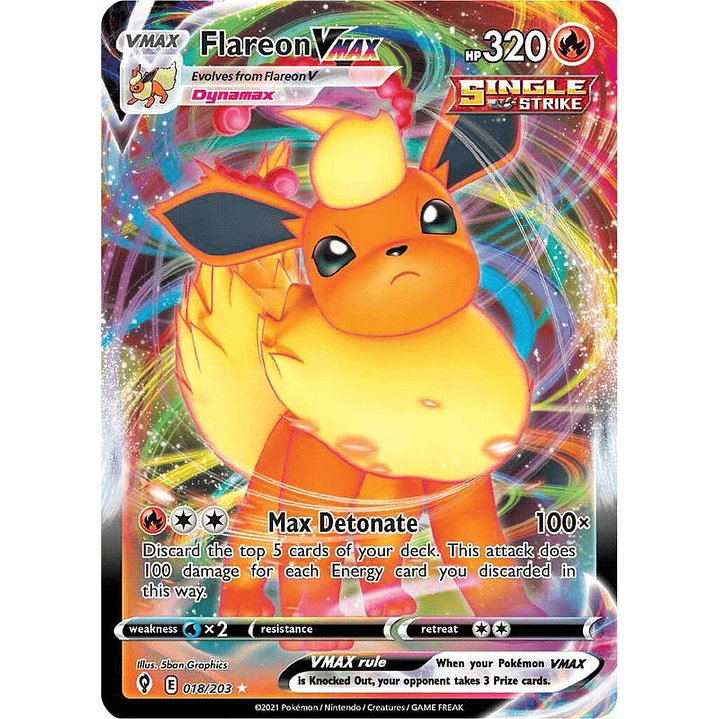 Flareon VMAX #018 1