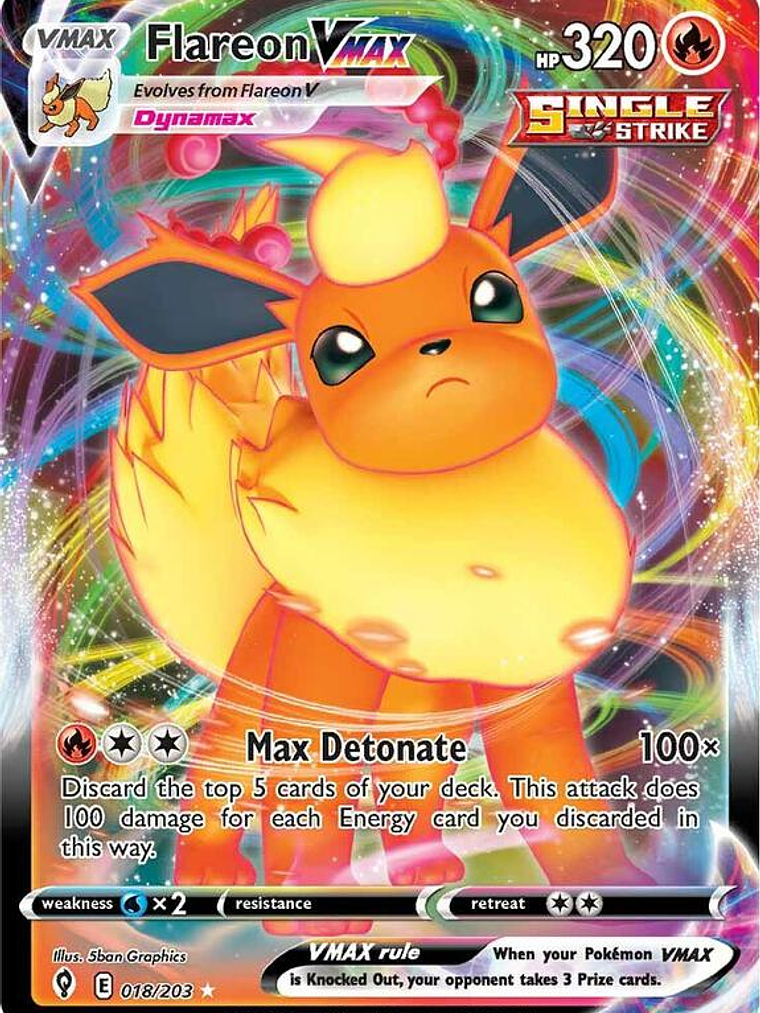 Flareon VMAX #018 1