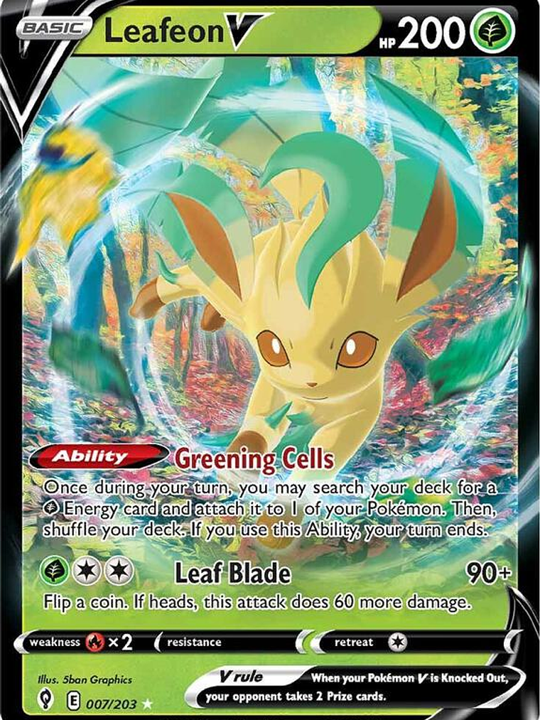 Leafeon V #007 1