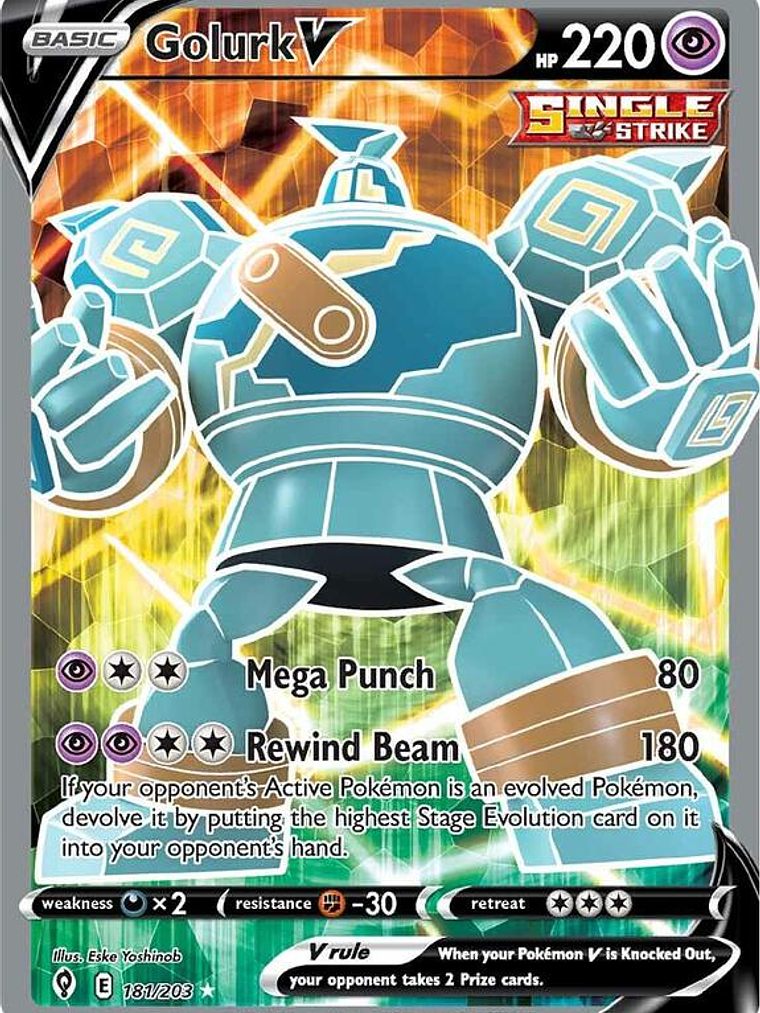 Golurk V #181 1