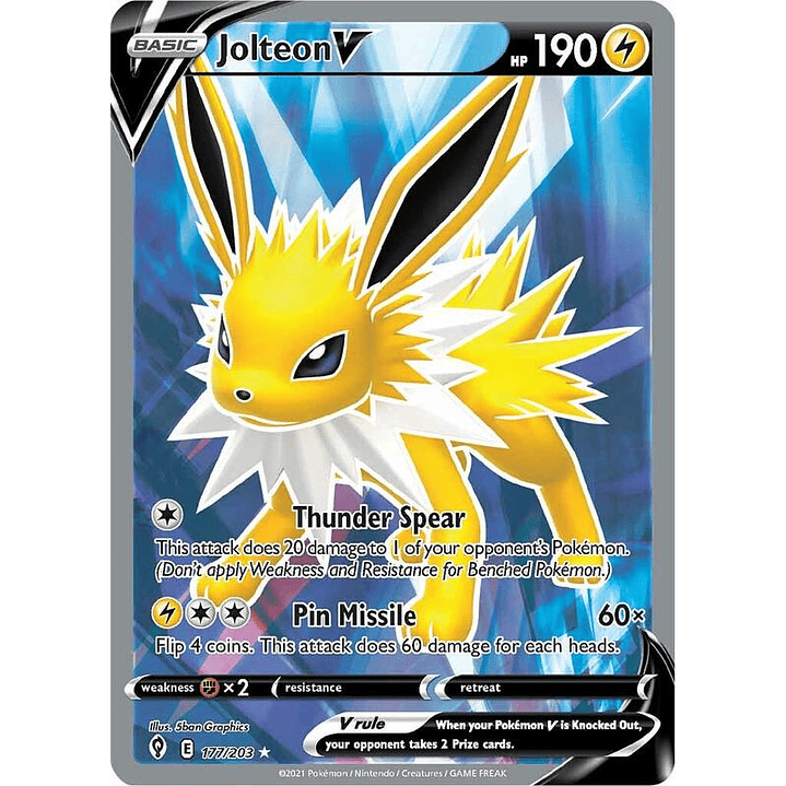 Jolteon V #177 1