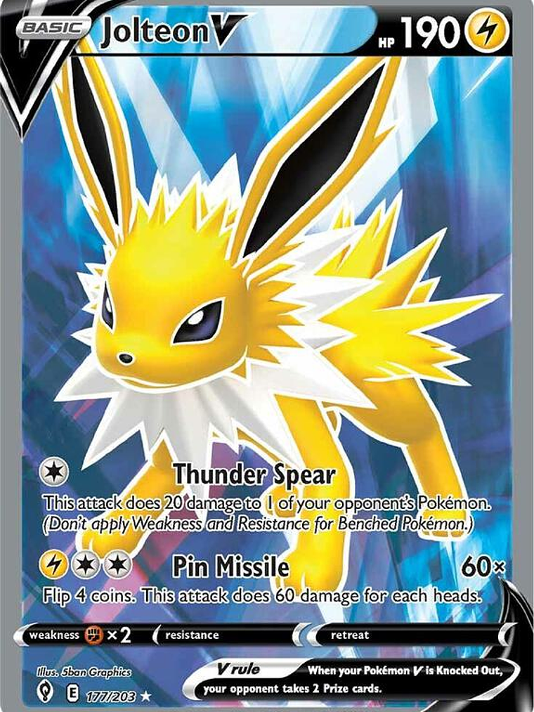 Jolteon V #177 1