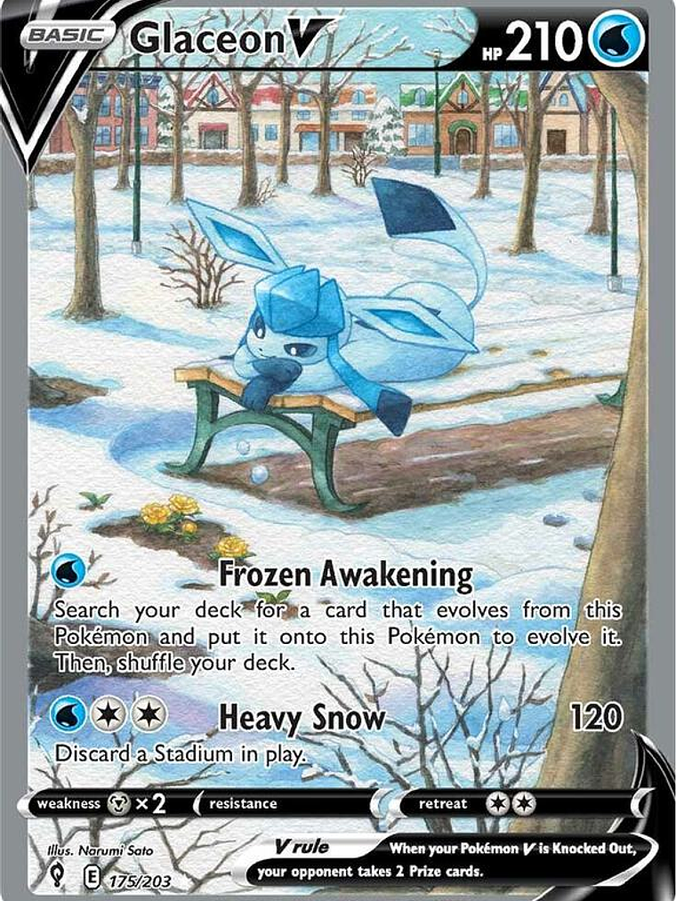 Glaceon V #175 1