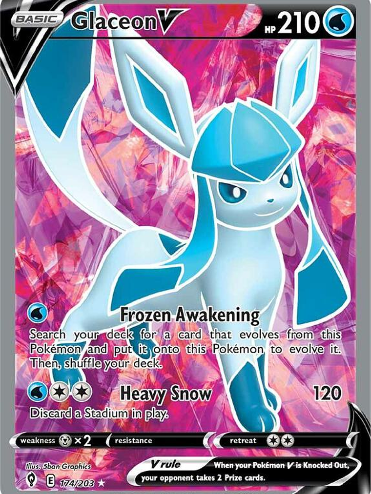 Glaceon V #174 1