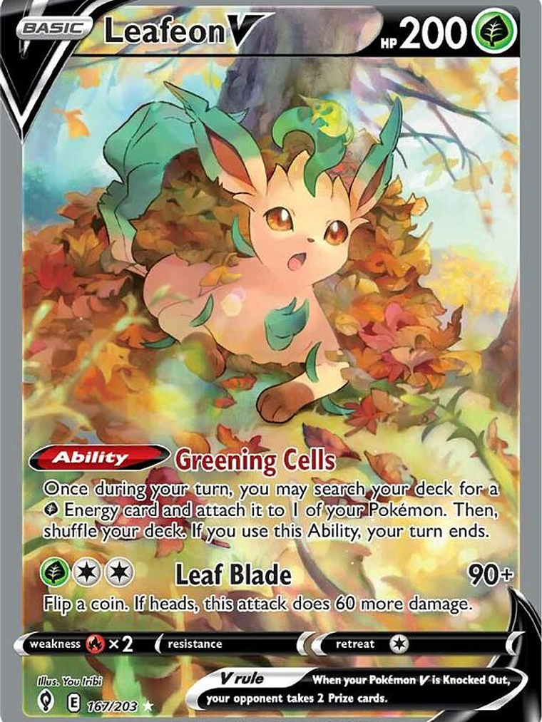 Leafeon V #167 1