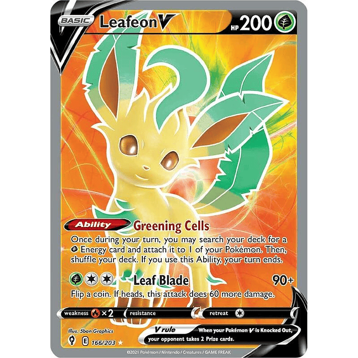 Leafeon V #166 1