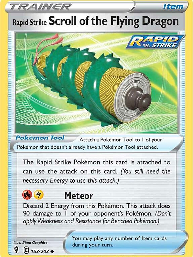 Rapid Strike Scroll of the Flying Dragon #153 1