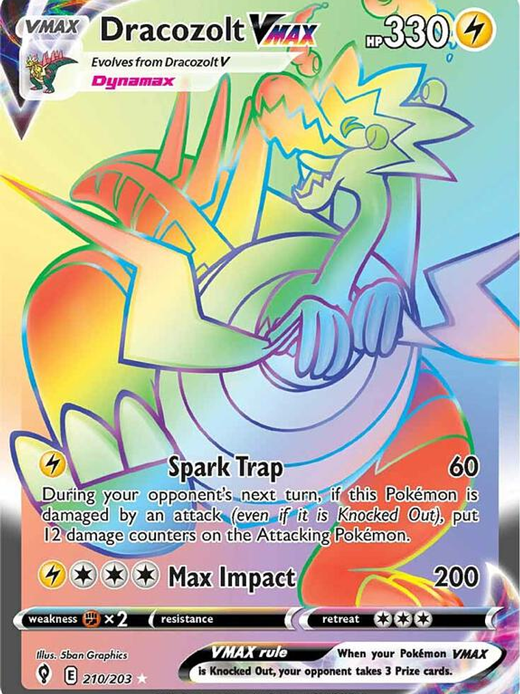 Dracozolt VMAX #210 1
