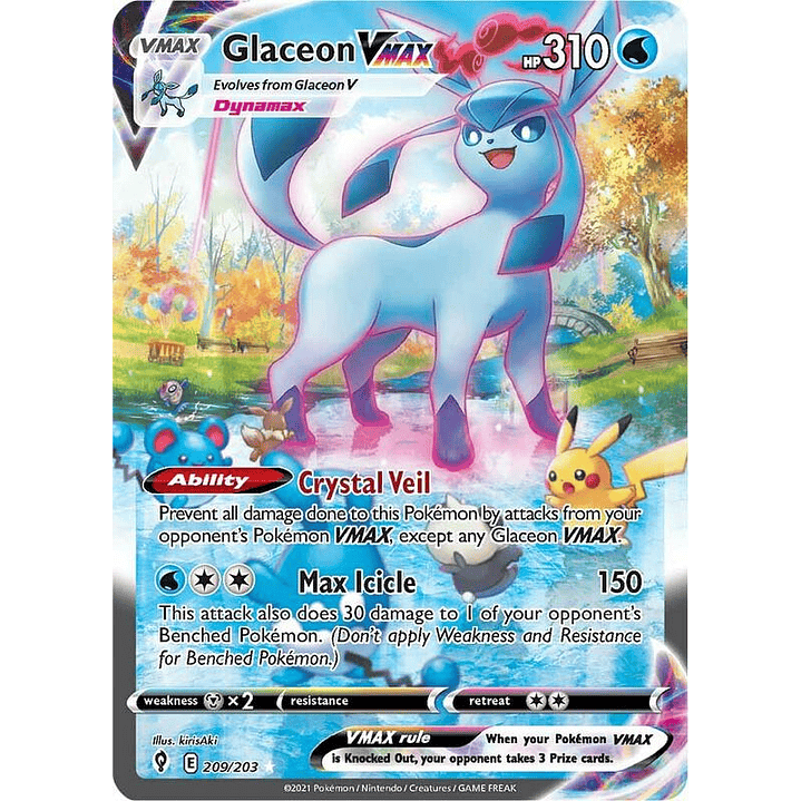 Glaceon VMAX #209 1