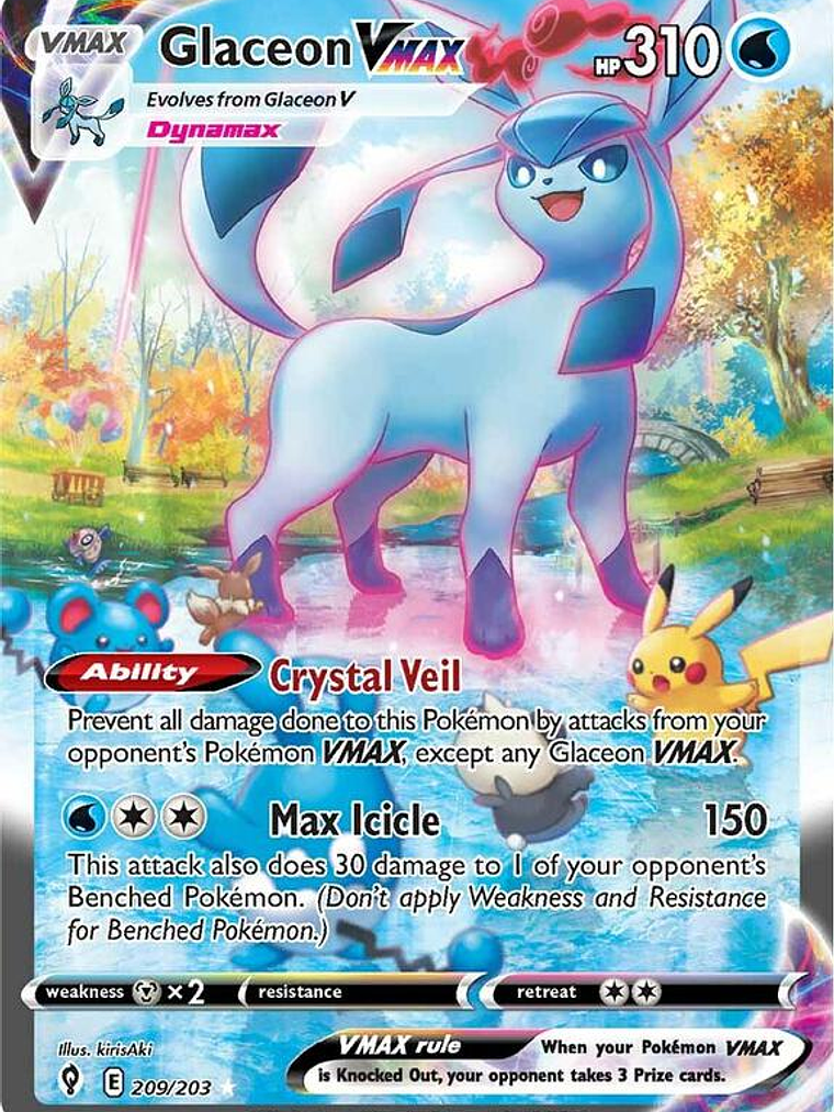 Glaceon VMAX #209 1